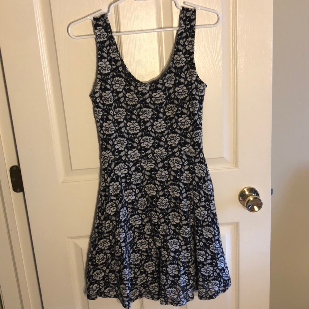 Black and white dress